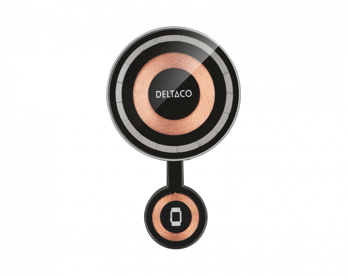 Deltaco 2-in-1 Magnetic Wireless Qi Charger 15W (DEMO)
