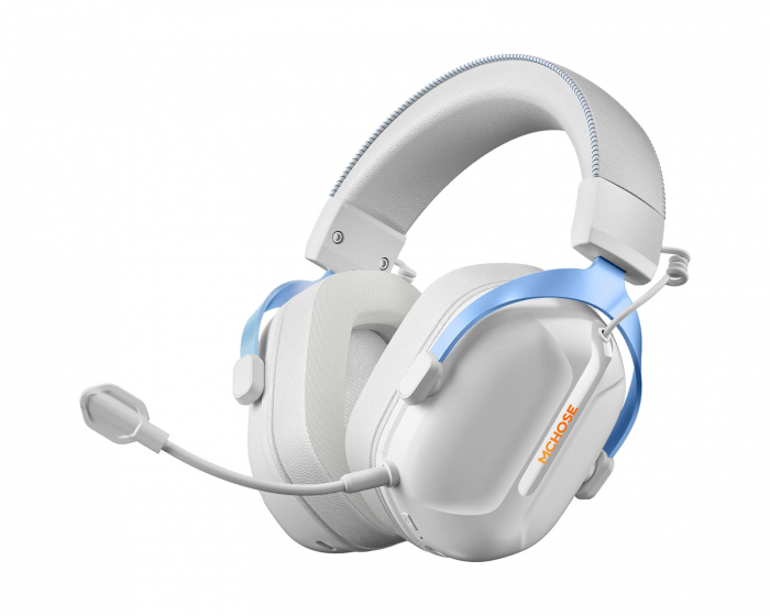 MCHOSE S9 Pro Wireless Headset - White/Blue (DEMO)
