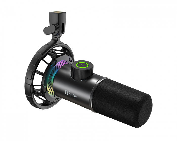 Fifine K658 USB Microphone RGB - Black (DEMO)