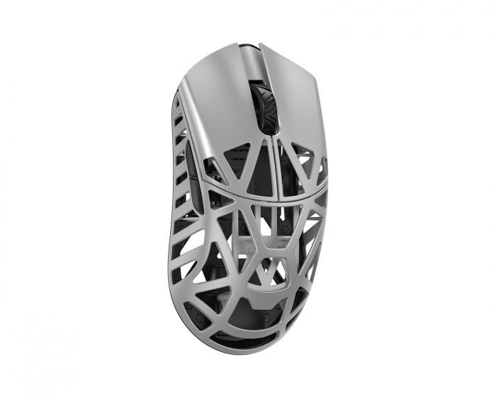 WLMouse Beast X Pro - Silver [Omron Opticals] - Side Slits (DEMO)