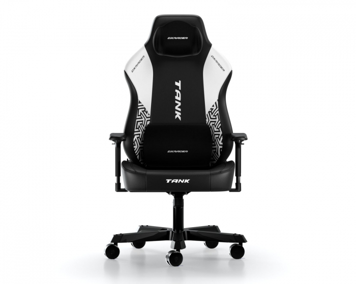 DXRacer TANK Gaming Chair Black & White Armour EPU Leather XXL (DEMO)