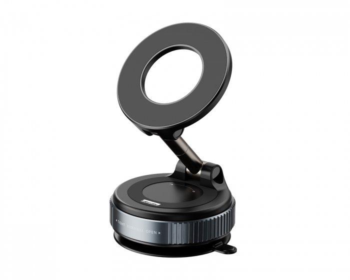 MaxMount Vacuum Phone Holder with Magnetic Ring - Black (DEMO)