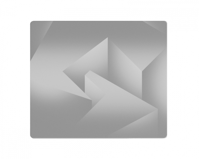GLSSWRKS Polarity Series Glass Mousepad - XL - White (DEMO)