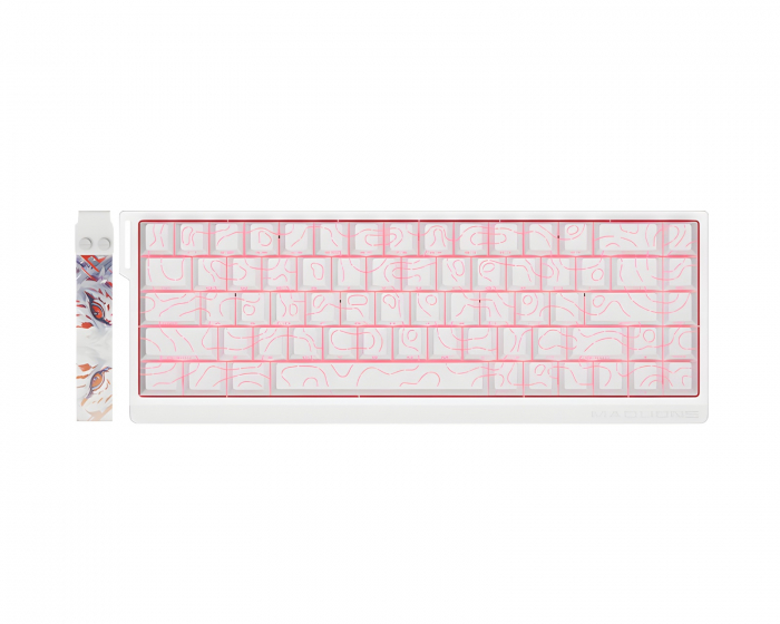 FGG MAD68 Flagship HE V2 ANSI Keyboard - White (DEMO)