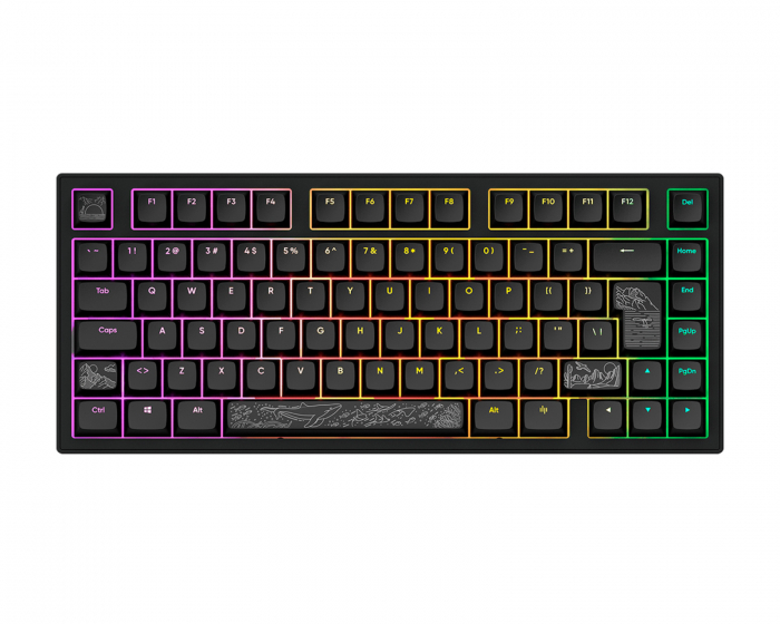 Dark Project ALU81 Gaming Keyboard RGB - Nostra [g3ms Moonstone] - Black (DEMO)