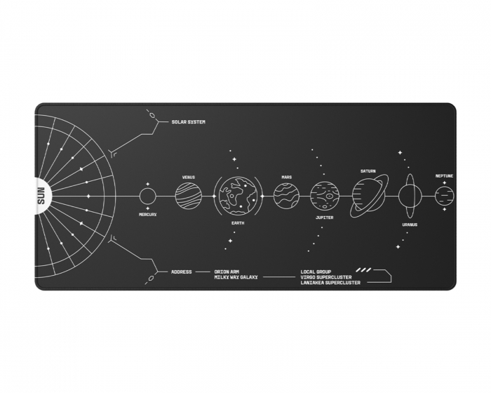 Dark Project Mousepad - XL - Nova - Black (DEMO)