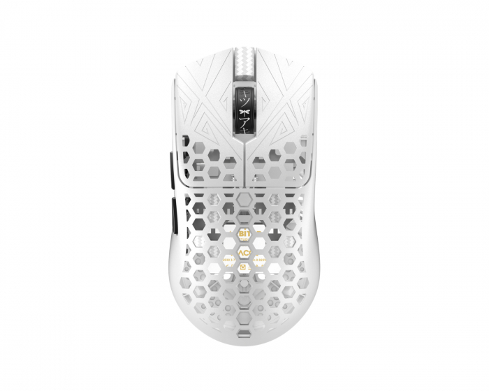 Arbiter Studio AKITSU Medium Carbon Fiber Wireless Gaming Mouse - White (DEMO)