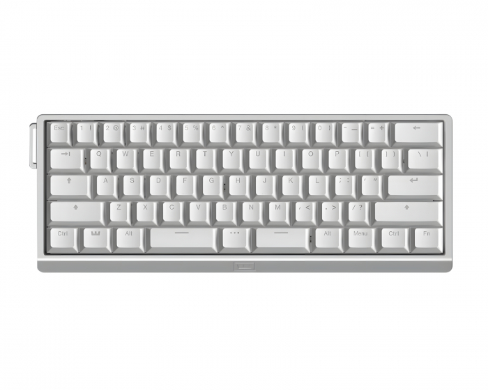 Wooting 60HE V2 Keyboard - ANSI Split Spacebar - Silver Aluminum (DEMO)