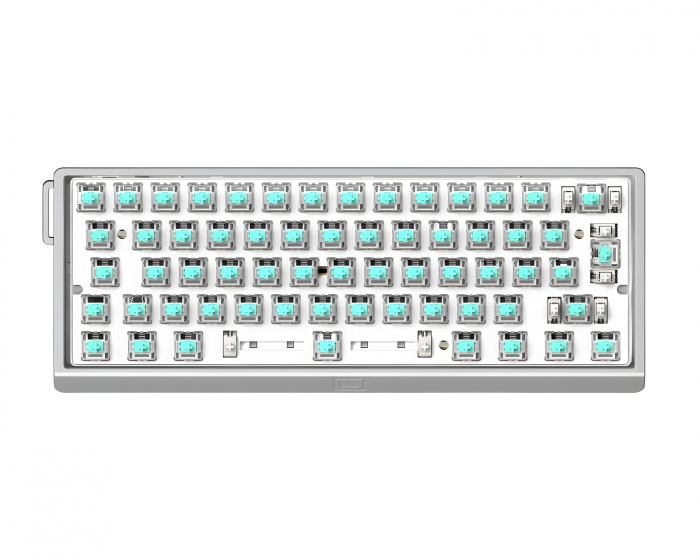 Wooting 60HE V2 Keyboard - ISO Non Split Spacebar - Silver Aluminum (DEMO)