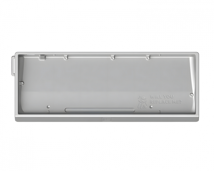 Wooting 60HE v2 Aluminum Case - Bright Silver (DEMO)