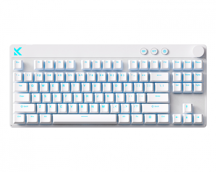 MCHOSE Mix 87 Hall Effect Magnetic Gaming Keyboard ANSI - White (DEMO)