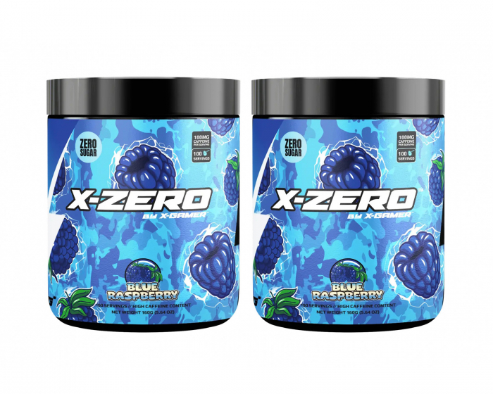 X-Gamer X-Zero Blueraspberry - 2 x 100 Servings