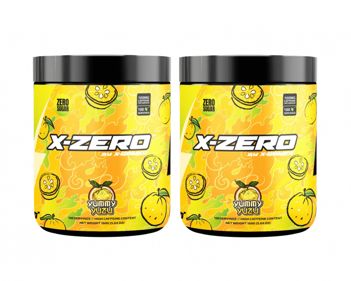 X-Gamer X-Zero Yummy Yuzu - 2 x 100 Servings