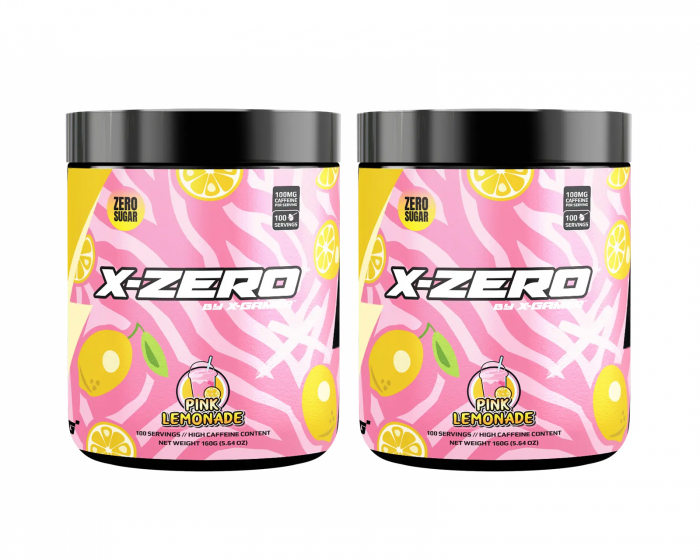 X-Gamer X-Zero Pink Lemonade - 2 x 100 Servings