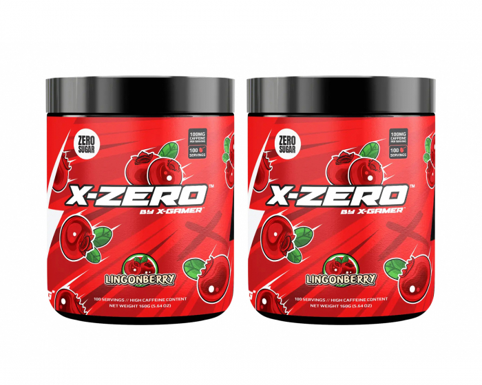 X-Gamer X-Zero Lingonberry - 2 x 100 Servings
