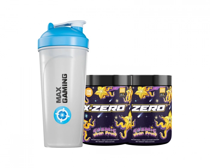 X-Gamer X-Zero Cosmic Star Fruit - 2 x 100 Servings + Shaker