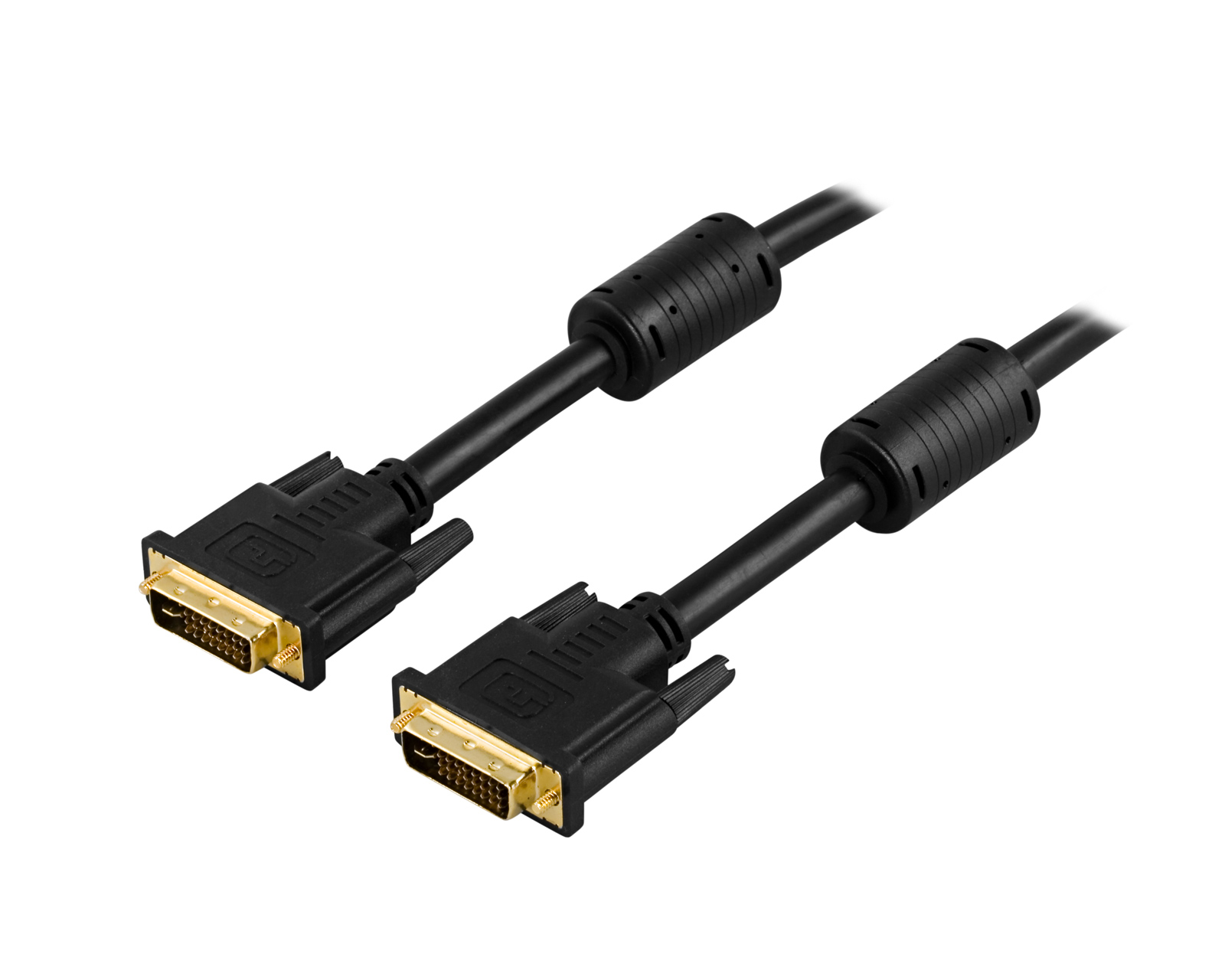 fire tråd Skole lærer Deltaco DVI Dual Link, DVI-I Male - Male (2 meter) - MaxGaming.com