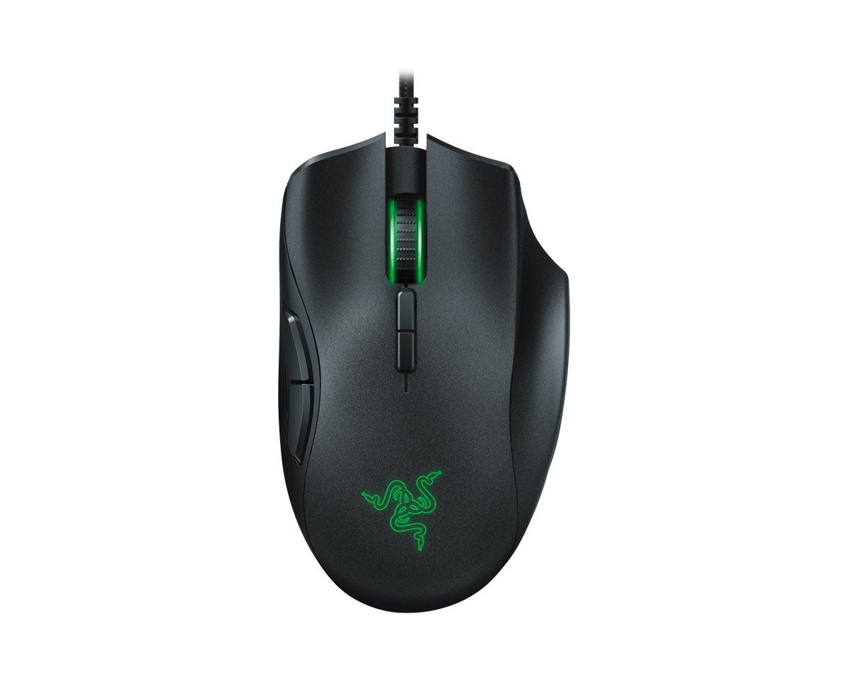 Razer Naga Trinity MOBA / MMO Gaming Mouse - 16,000 DPI 5G Optical Sensor