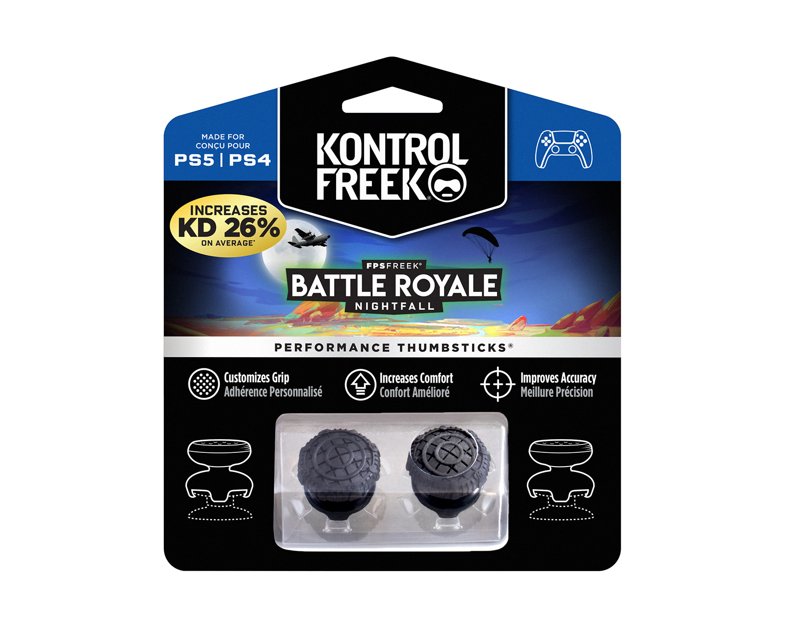 KontrolFreek FPS Freek Battle Royale Nightfall - (PS5/PS4