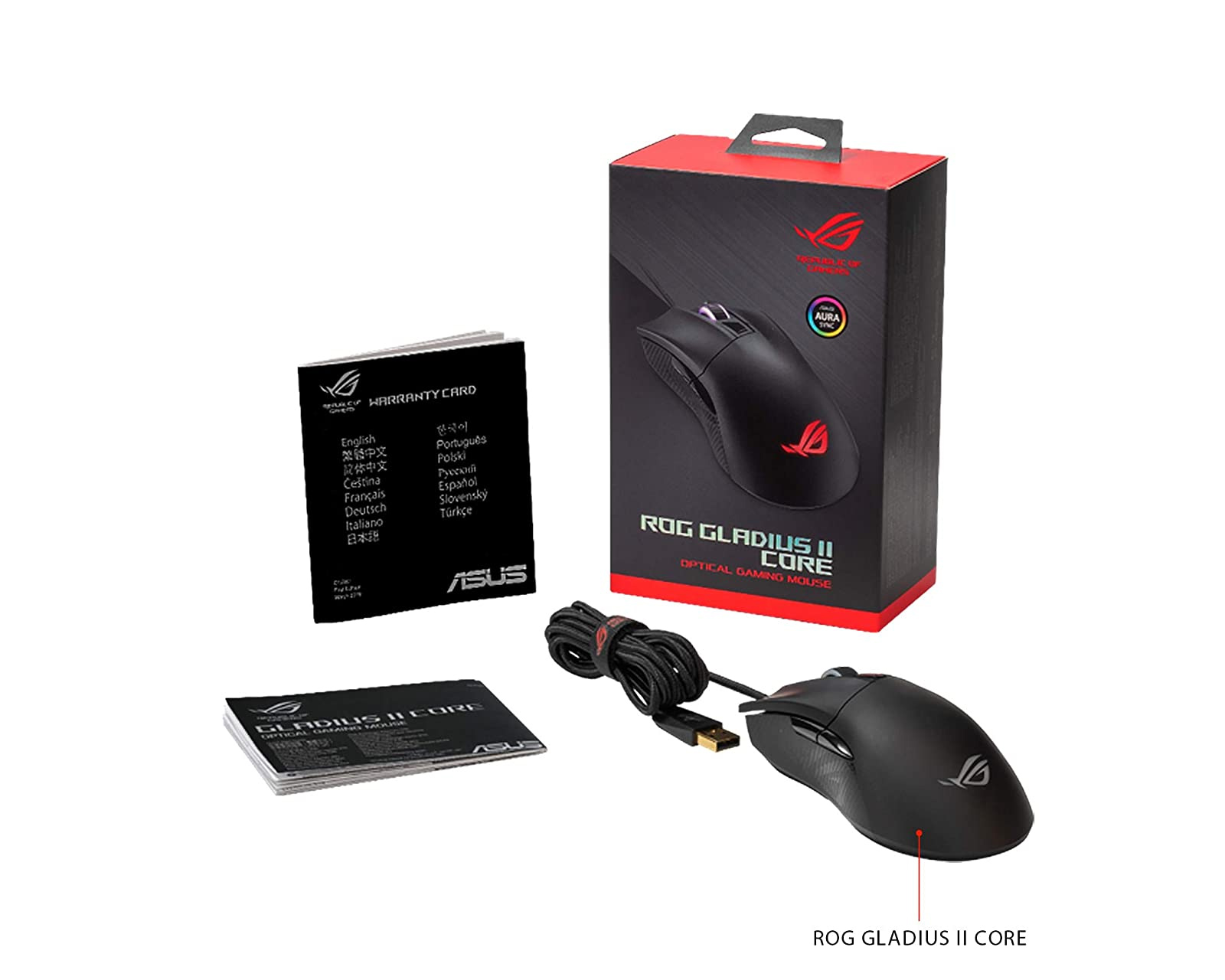 Asus ROG Gladius II Core - MaxGaming.com
