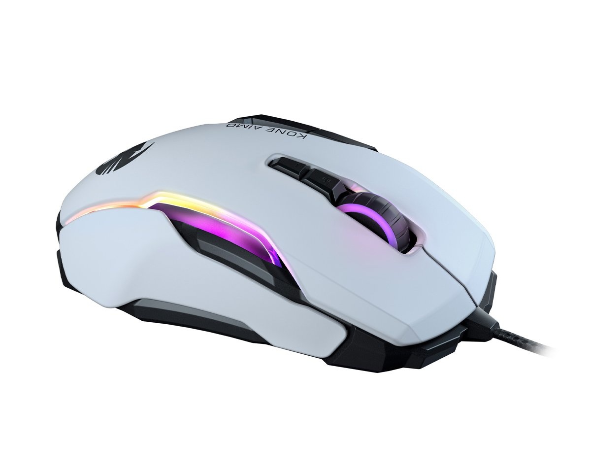 Buy Roccat Kone Aimo Gaming Mouse White Remastered At Maxgaming Com