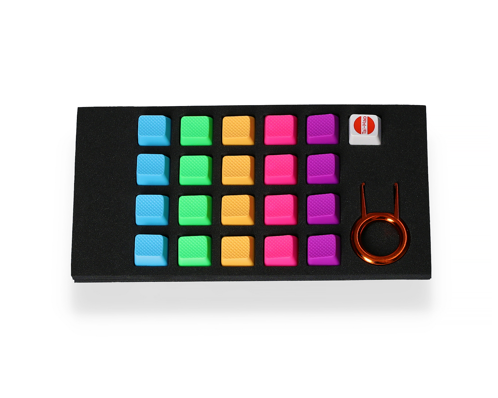Buy Tai Hao Key Blank Rubber Keycap Set Rainbow At Maxgaming Com