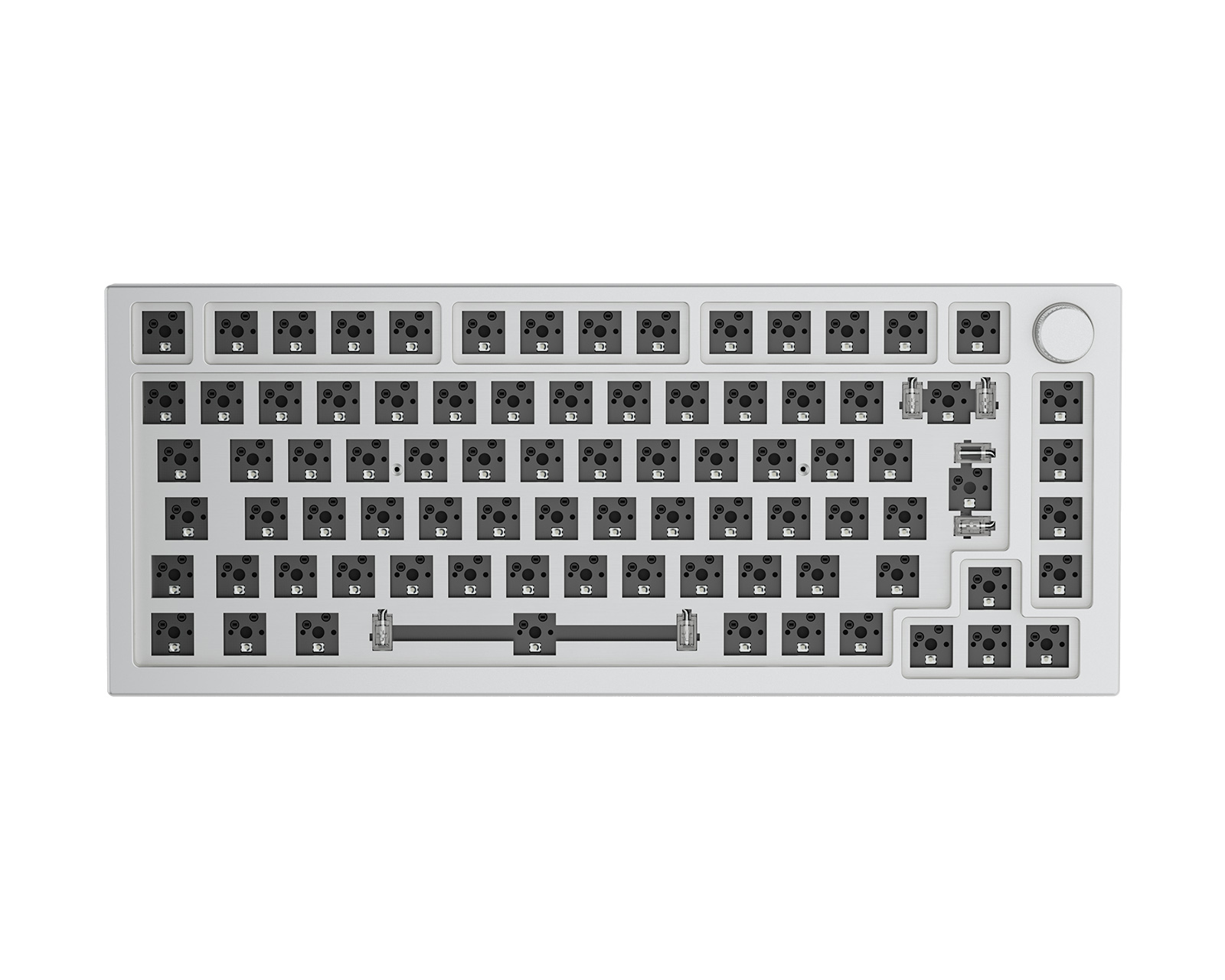 Glorious GMMK Pro 75% Barebone ISO White Ice - MaxGaming.com