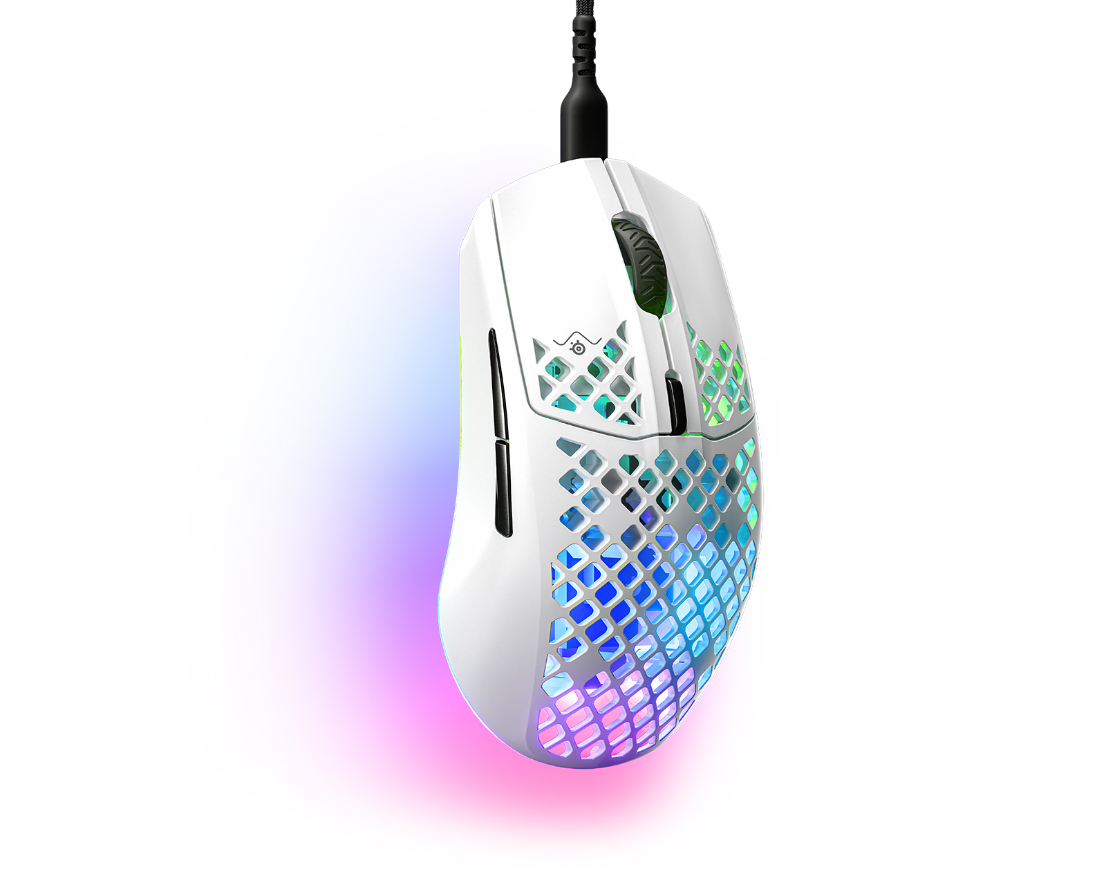 SteelSeries Aerox 3 (2022) Gaming Mouse - Snow White - MaxGaming.com