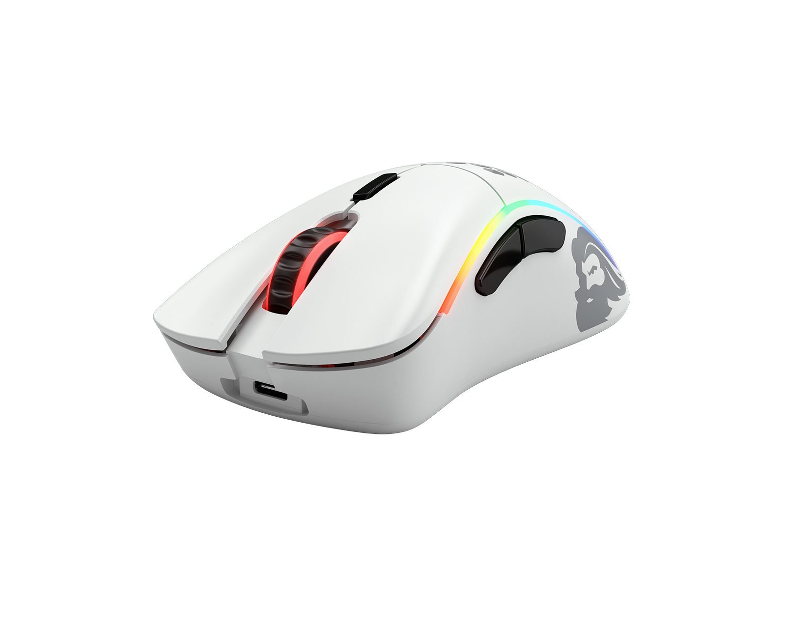 Glorious Model D- Wireless Gaming Mouse - White - MaxGaming.com