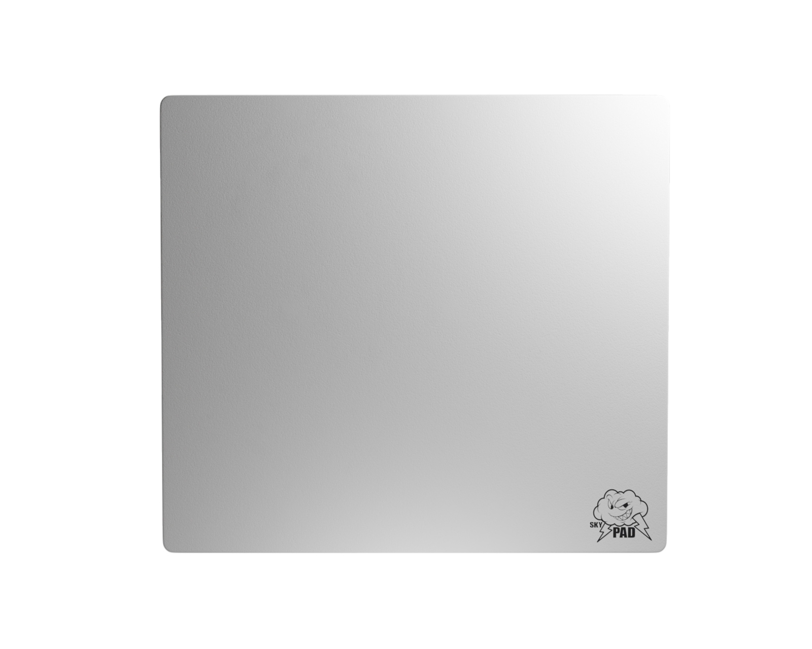Skypad Glass 3.0 - XL (White - Cloud Logo) - Mousepad - MaxGaming.com