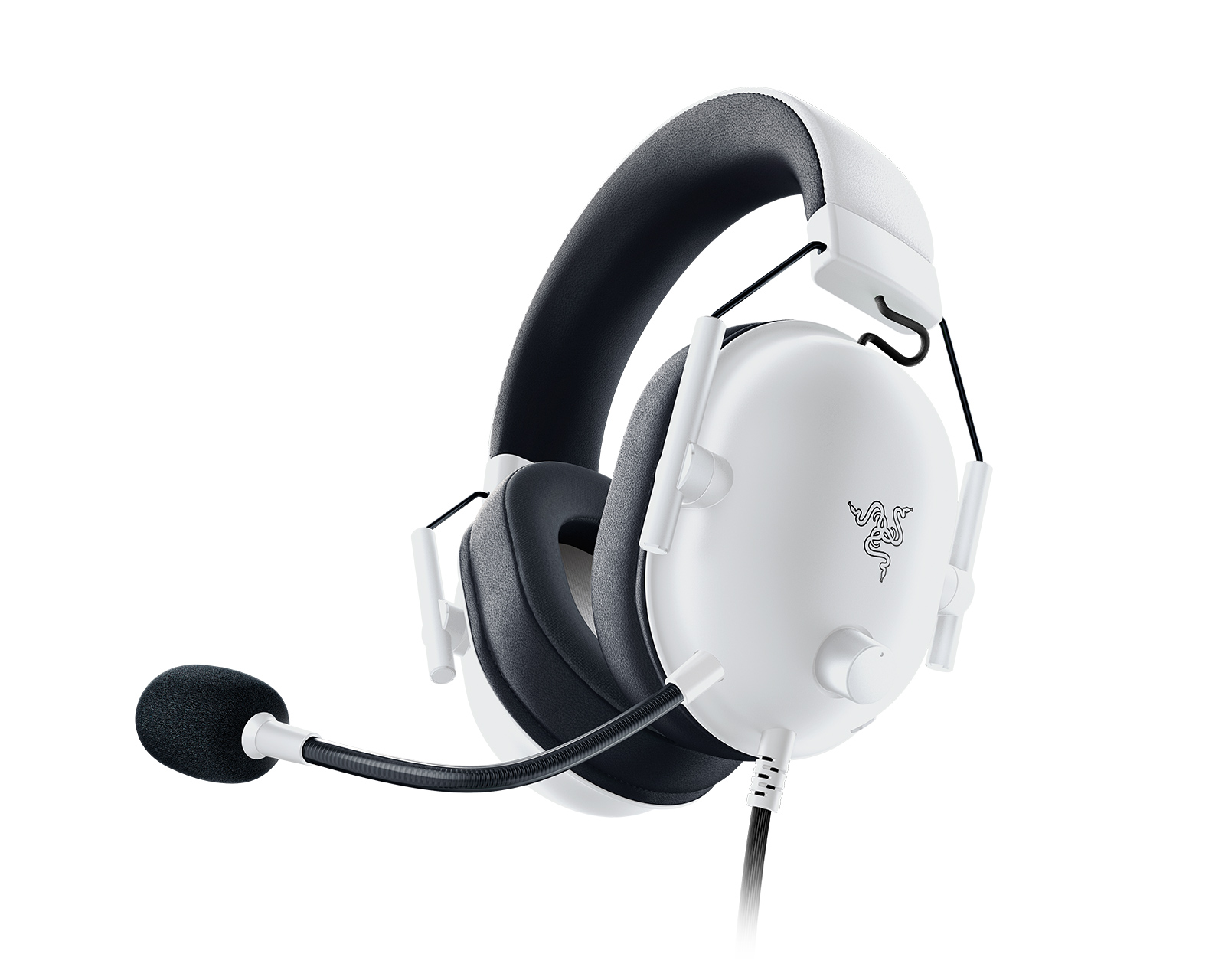 Razer Blackshark V2 X Gaming Headset - White - MaxGaming.com
