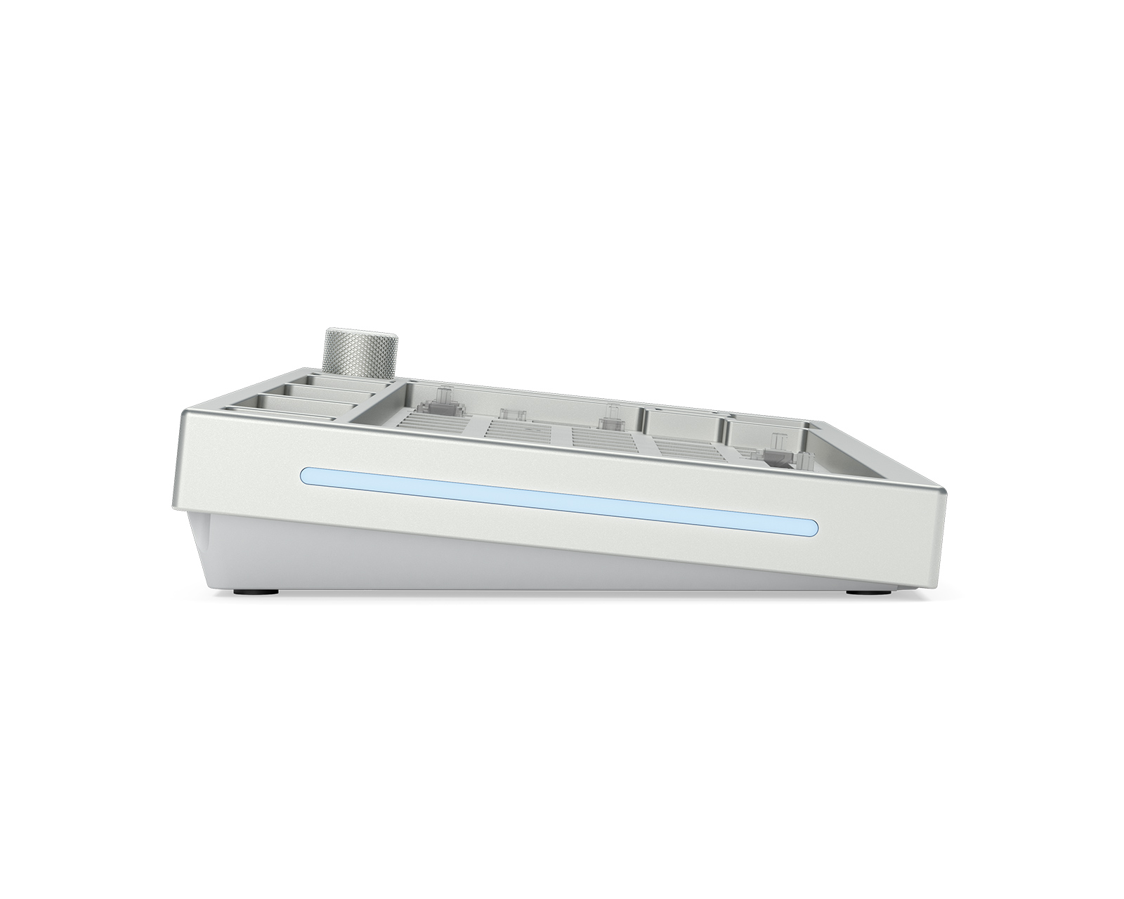Glorious GMMK Pro 75% Barebone ANSI White Ice - MaxGaming.com