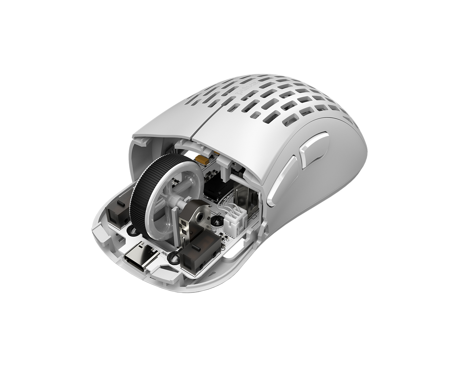 Pulsar Xlite Wireless v2 Mini Gaming Mouse - White - MaxGaming.com