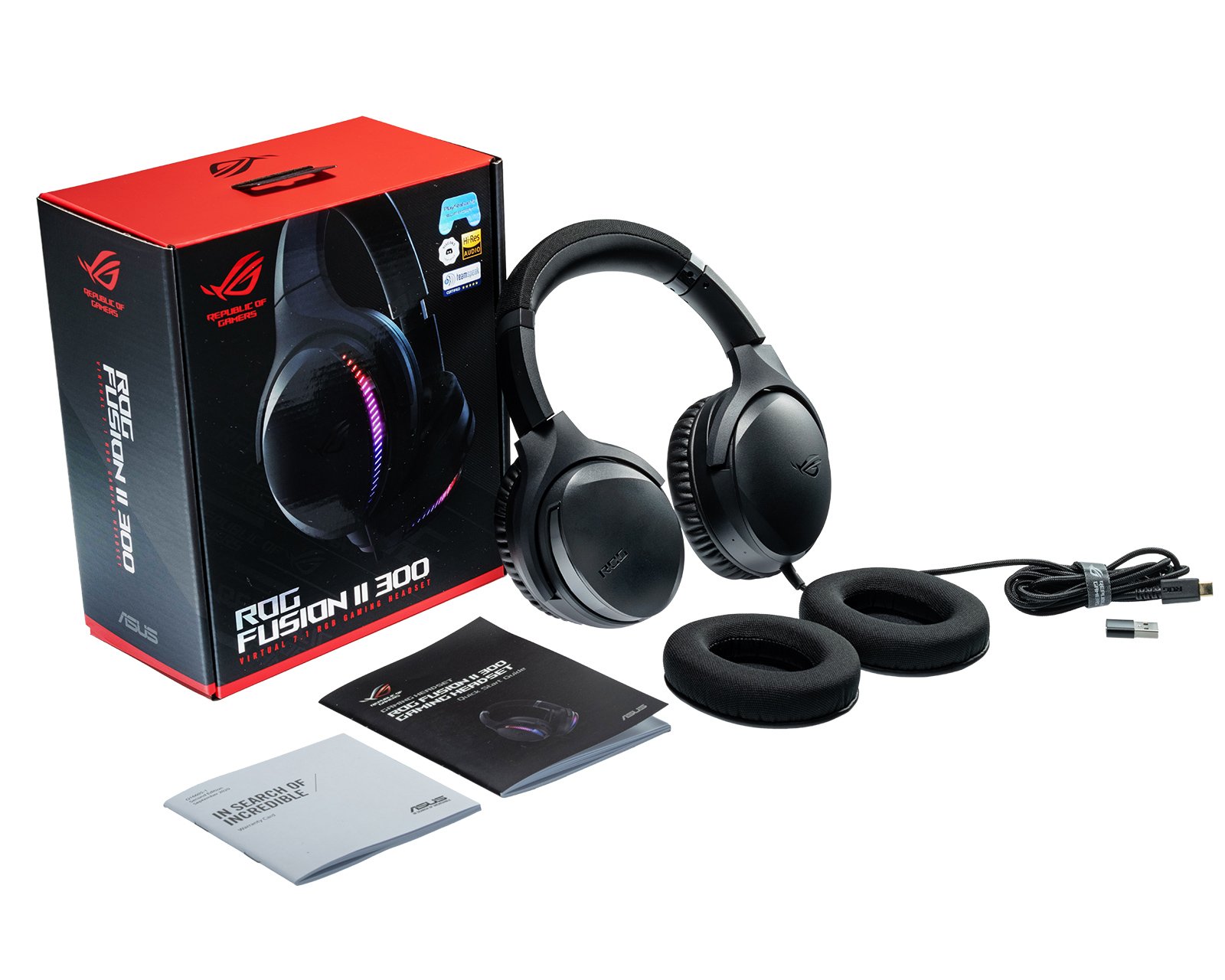 Asus ROG Fusion II 300 Gaming Headset 7.1 Black
