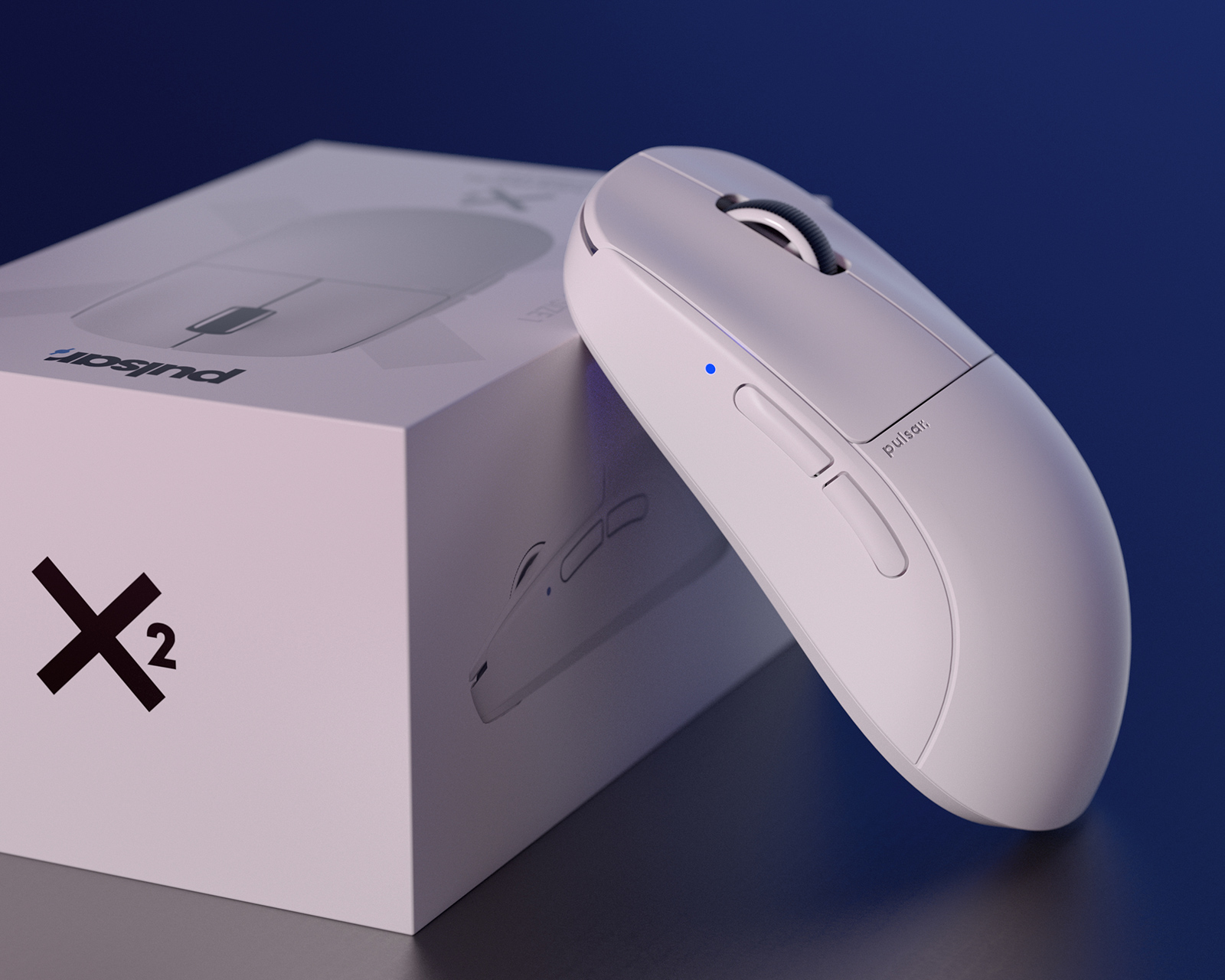 Pulsar X2 Mini Wireless Gaming Mouse - White - MaxGaming.com