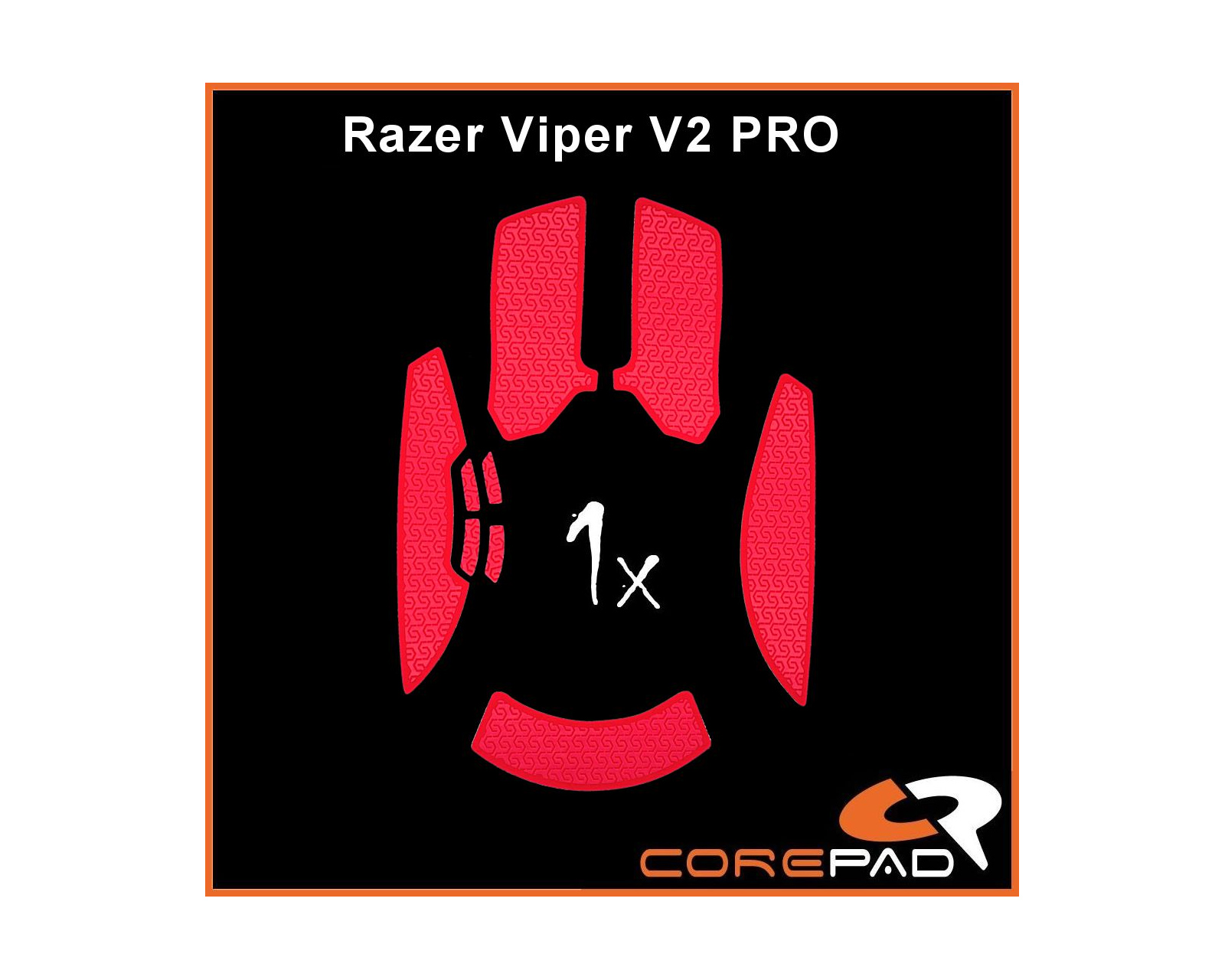 Corepad Soft for Razer Viper V2 Pro Wireless - Red - MaxGaming.com