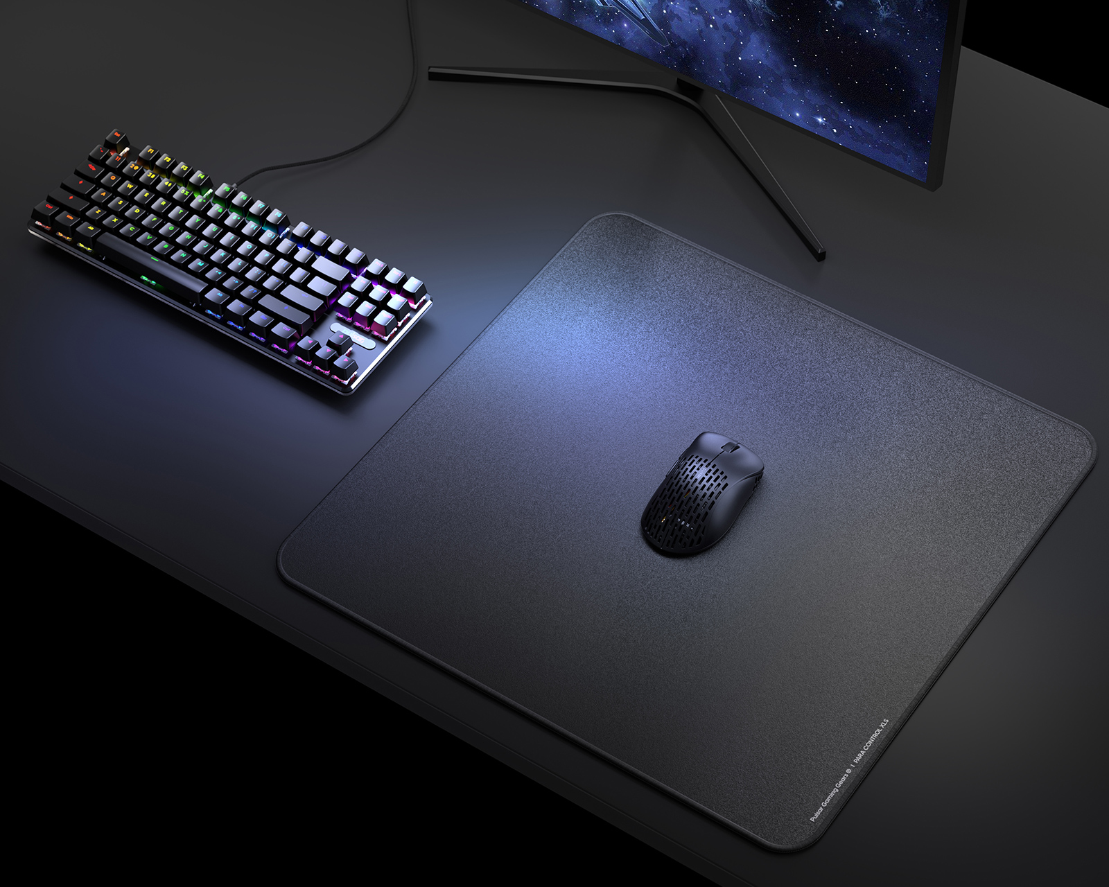 Pulsar Paracontrol V2 Mousepad XL Square - Black - MaxGaming.com