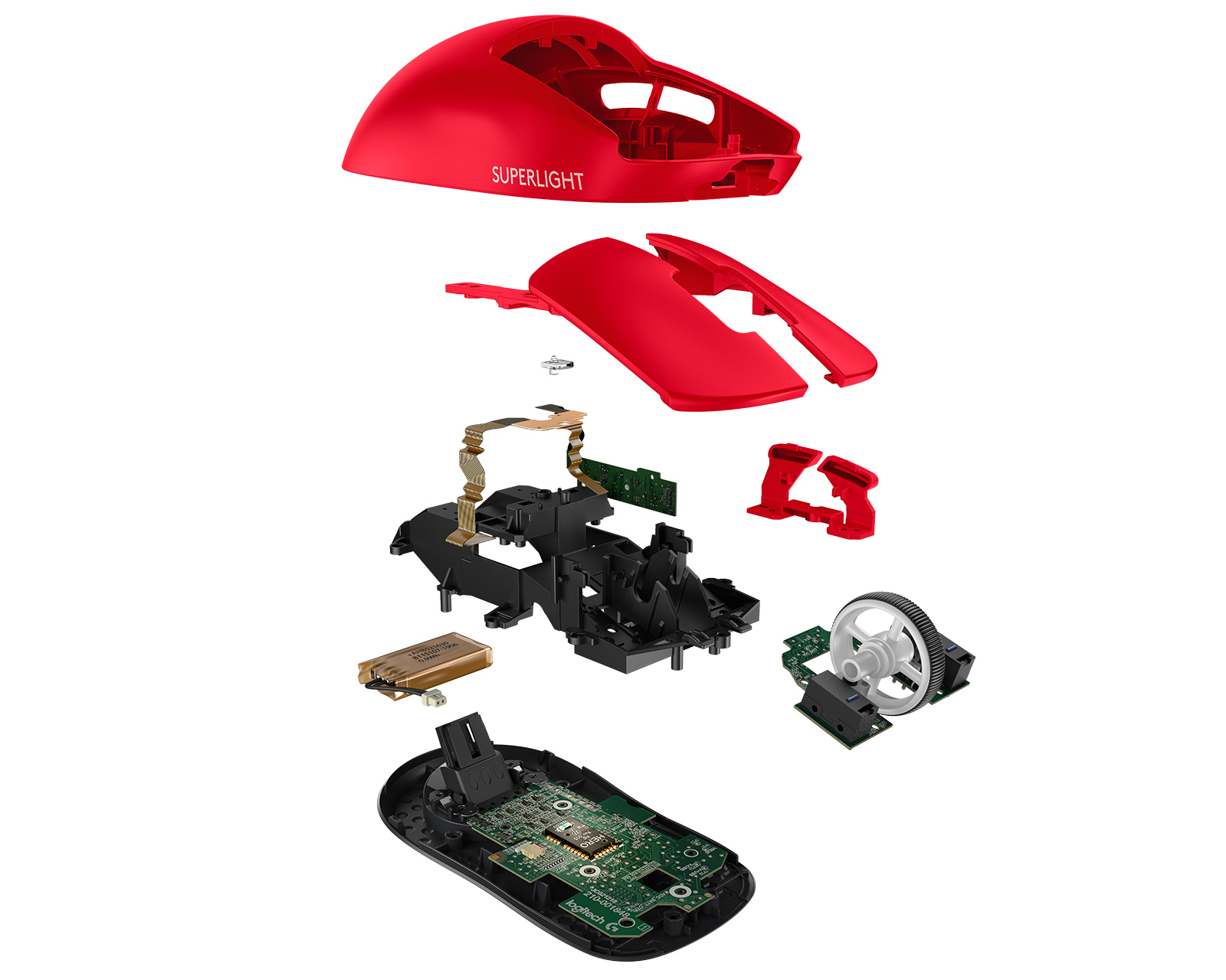 Logitech G PRO X Superlight Wireless Gaming Red - MaxGaming.com
