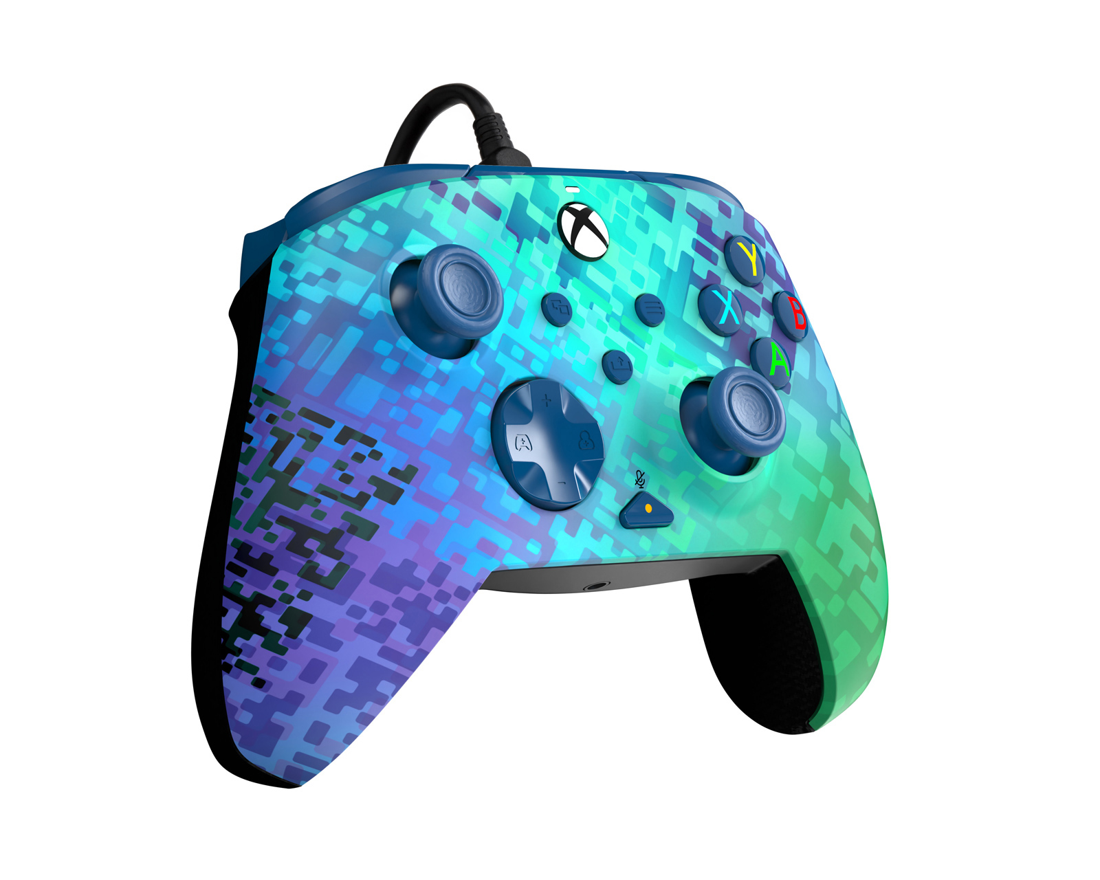 PDP Rematch Wired Controller (Xbox Series/Xbox One/PC) Glitch Green