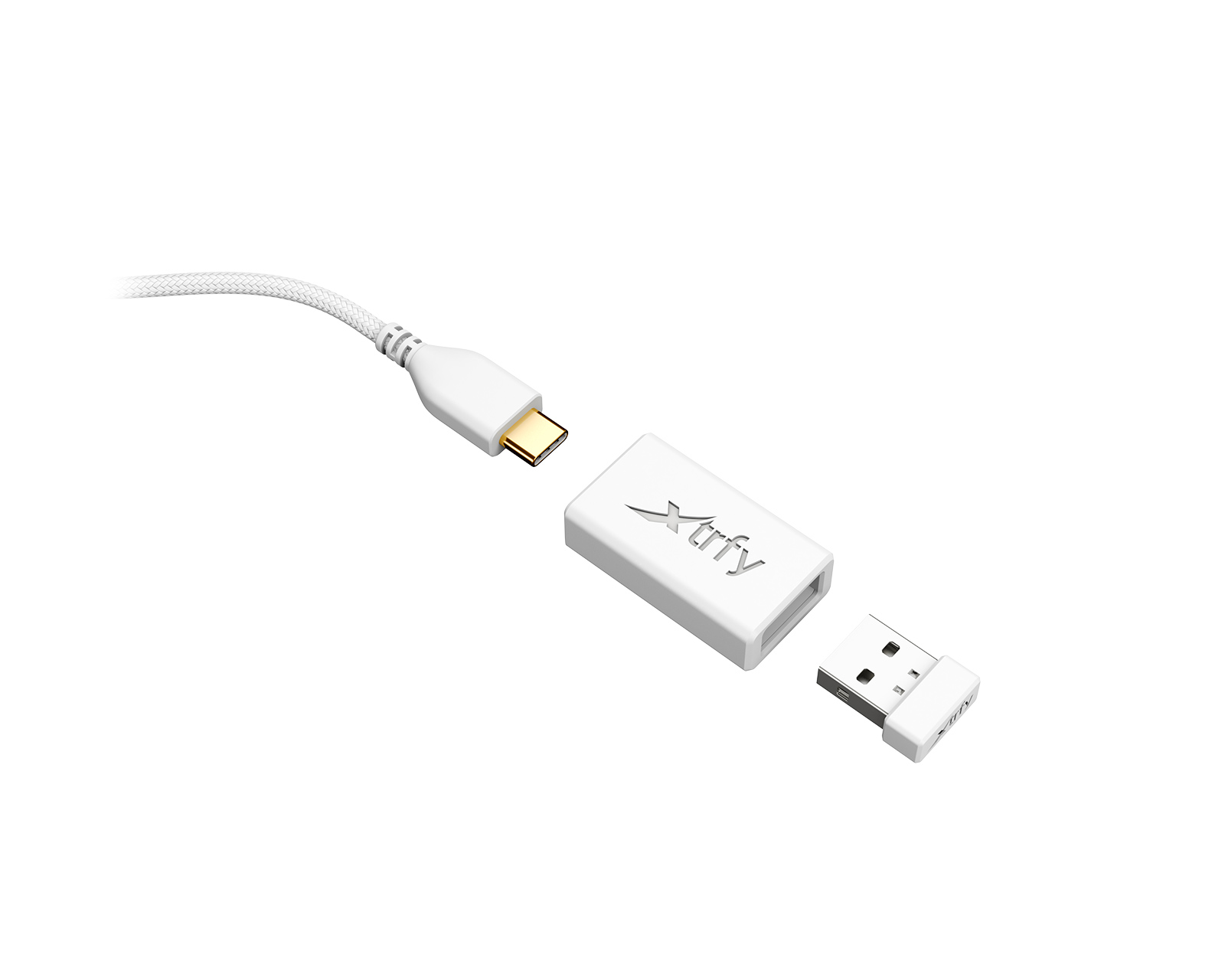 Xtrfy M8 Wireless Ultra-Light Gaming Mouse - White - MaxGaming.com