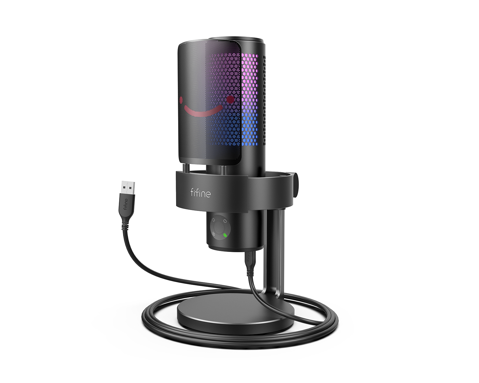 Fifine RGB Gaming Microphone - Qualité sonore supérieure