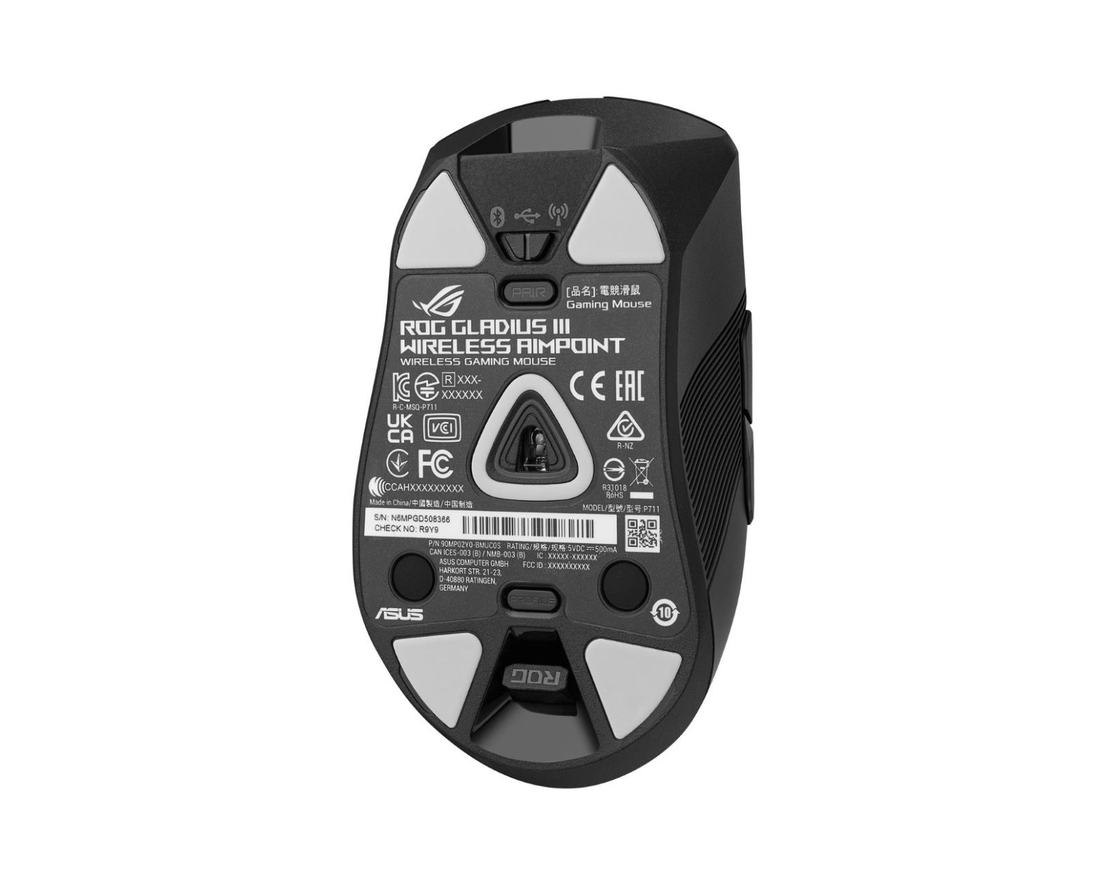 Asus ROG Gladius III Wireless AimPoint Gaming Mouse - Black
