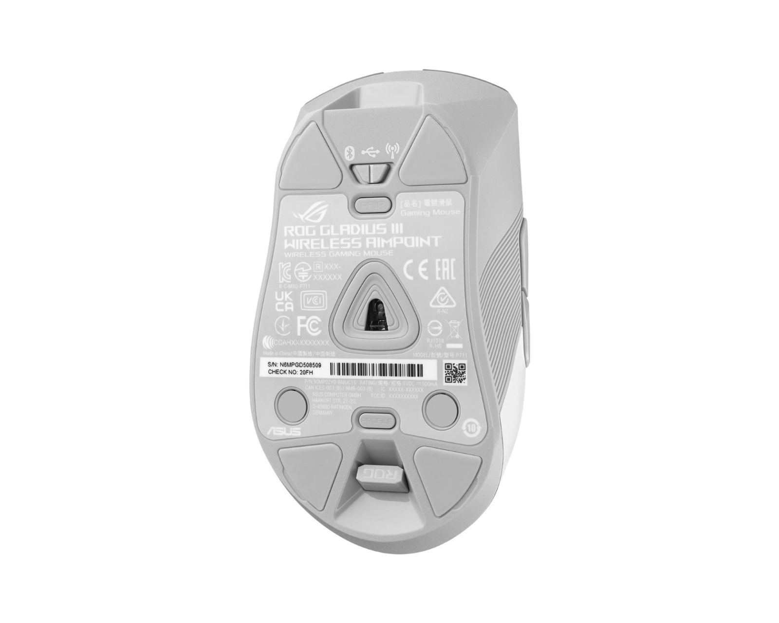 Asus ROG Gladius III Wireless AimPoint Gaming Mouse - White