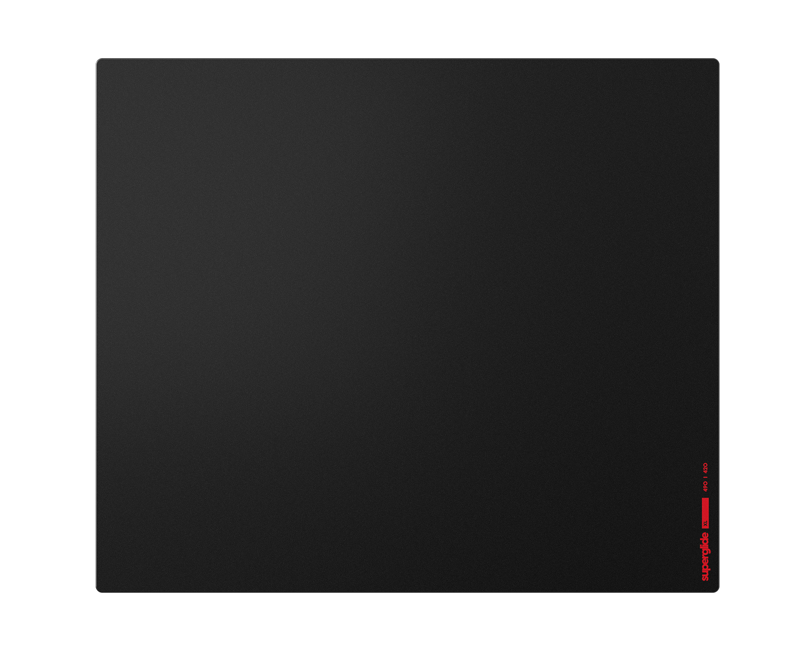 Superglide Glass Mousepad - XL - Black - MaxGaming.com