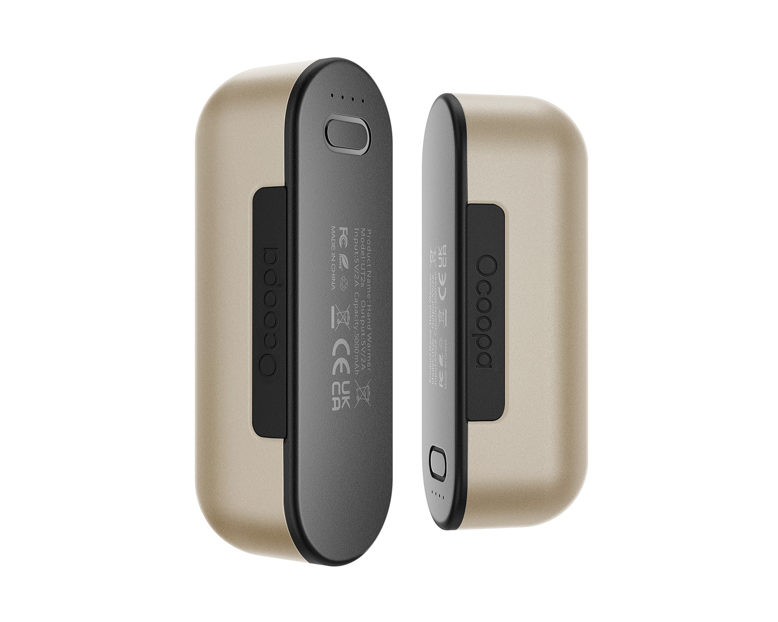 Ocoopa UT2s Electronic Hand Warmer - Battery Powered Hand Warmer -  Champagne - MaxGaming.com