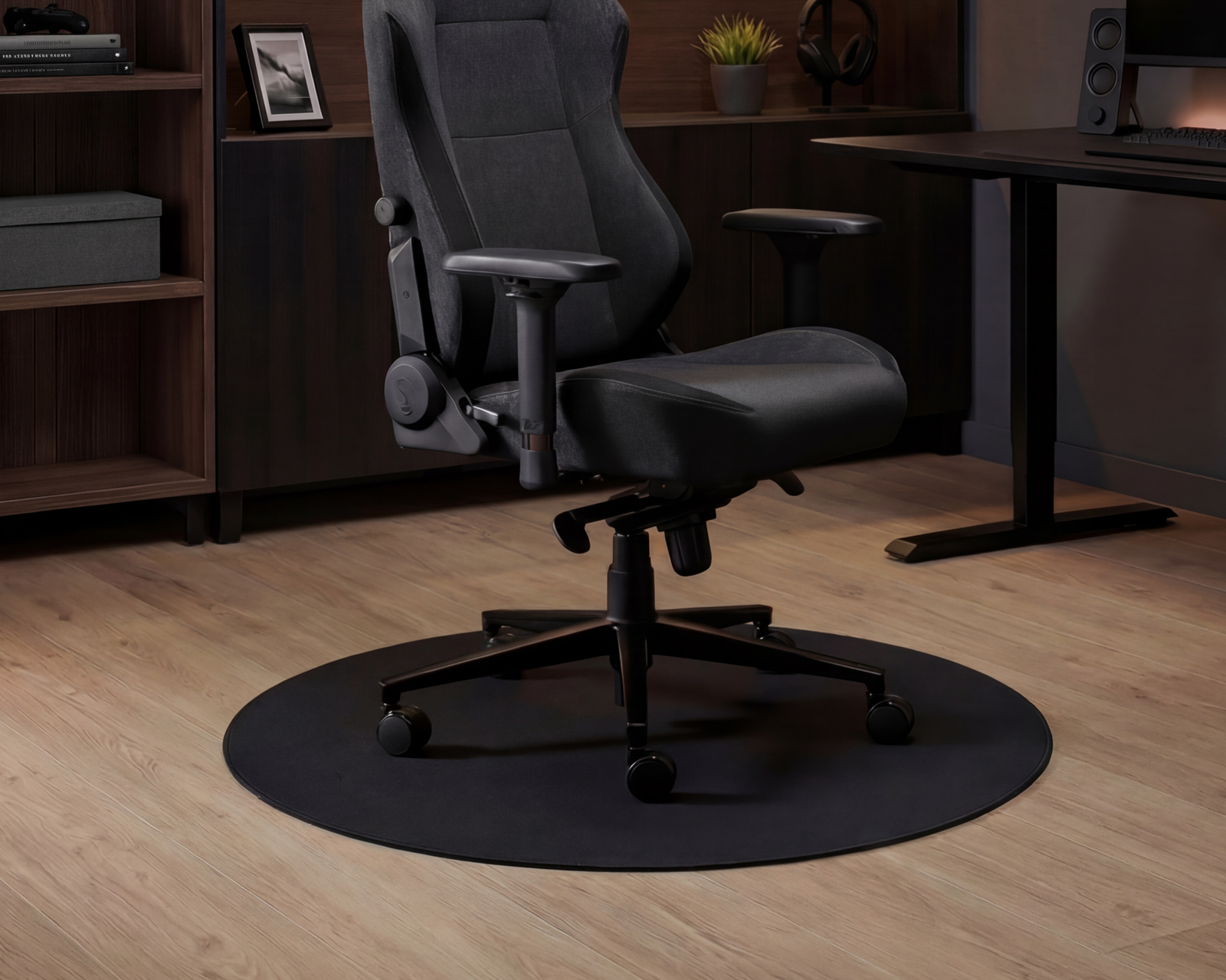 MaxMount Gaming Chair Mat - Black - MaxGaming.com