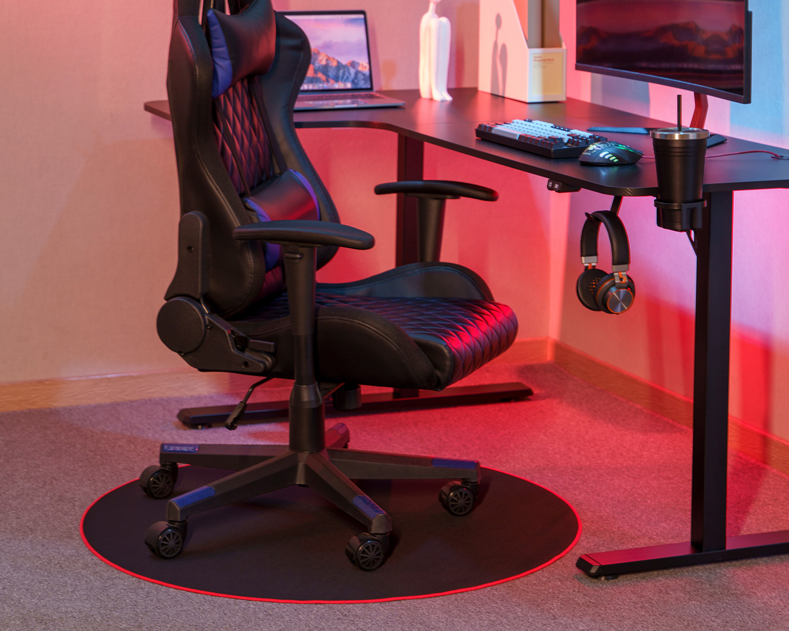 MaxMount Gaming Chair Mat Black