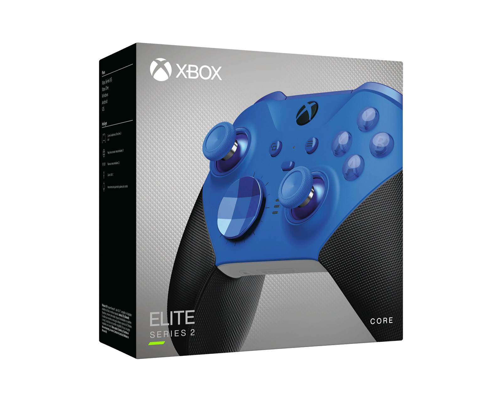 Wireless Xbox Series Blue Controller - Xbox Core Microsoft Controller 2 Elite