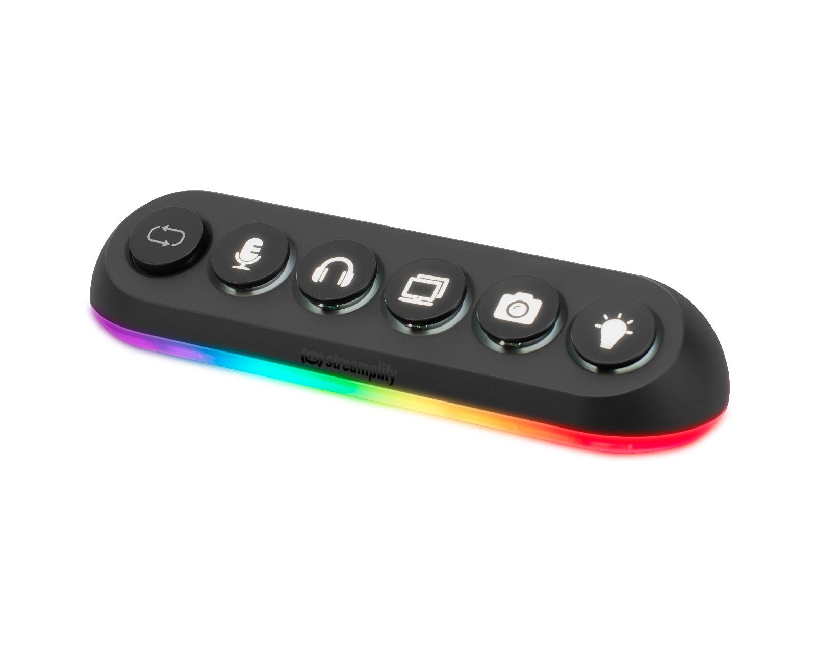 Streamplify HUB DECK 5, RGB 5-Port USB Hub, 12V - Black