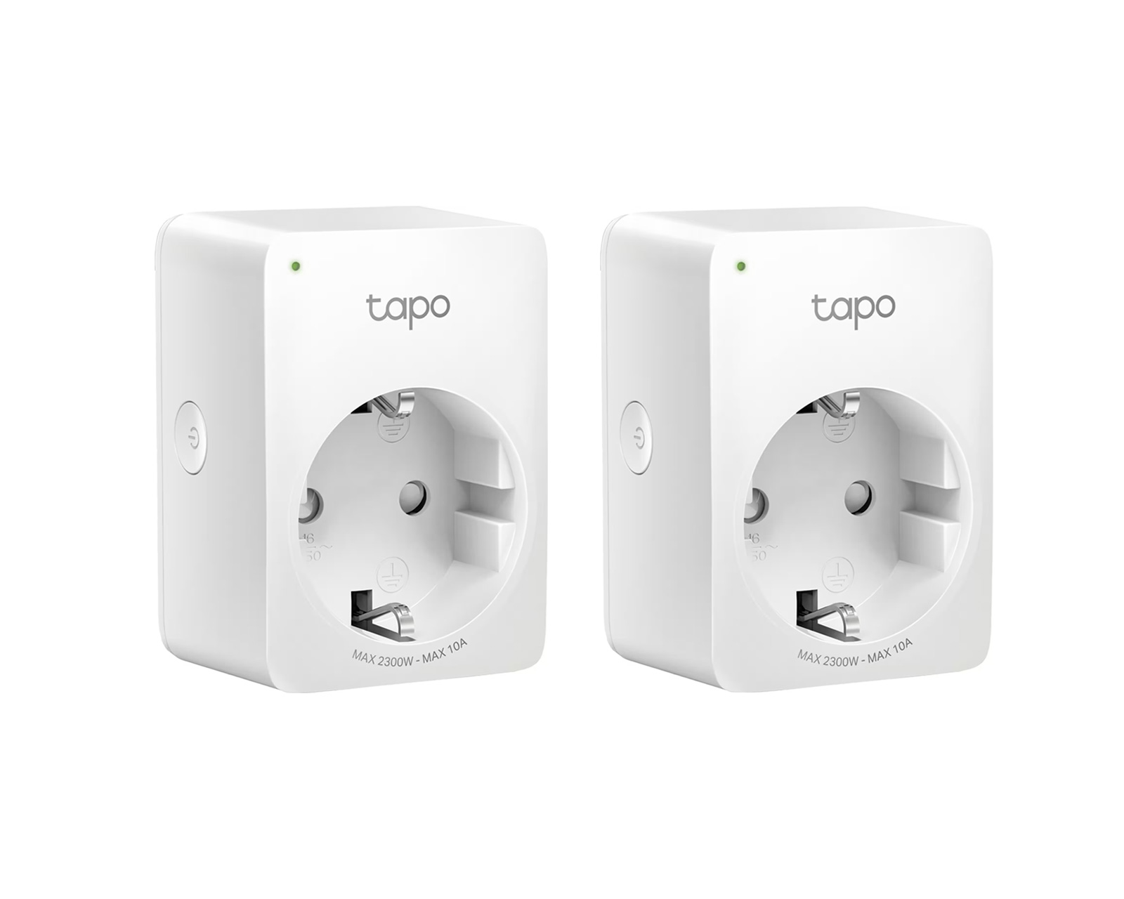 TP-Link Tapo Smart Wi-Fi Plug Mini with Matter - White - 2 Pack